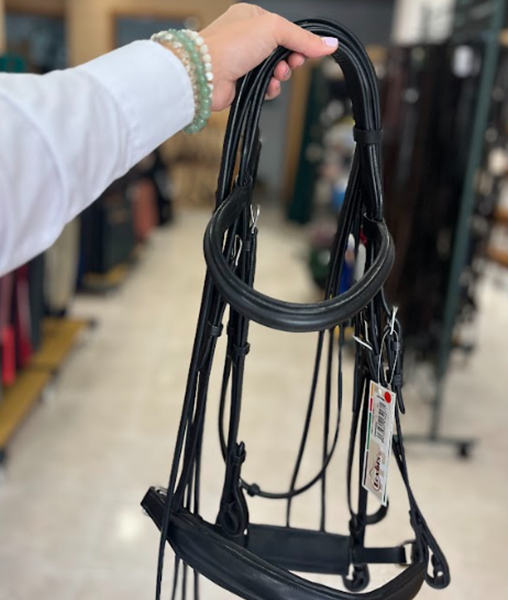 CABEZADA TRABAJO LEXHIS NEGRO FULL CON RIENDAS 